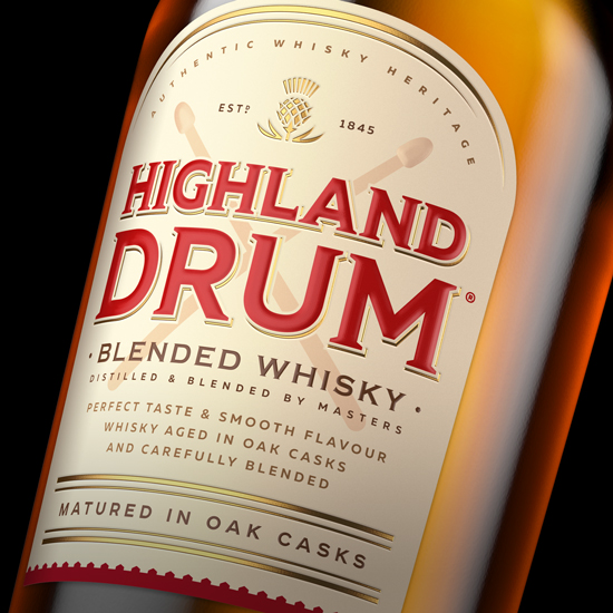 HIGHLAND DRUM — Дизайн виски
