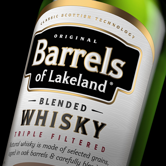 BARRELS OF LAKELAND — Whisky design